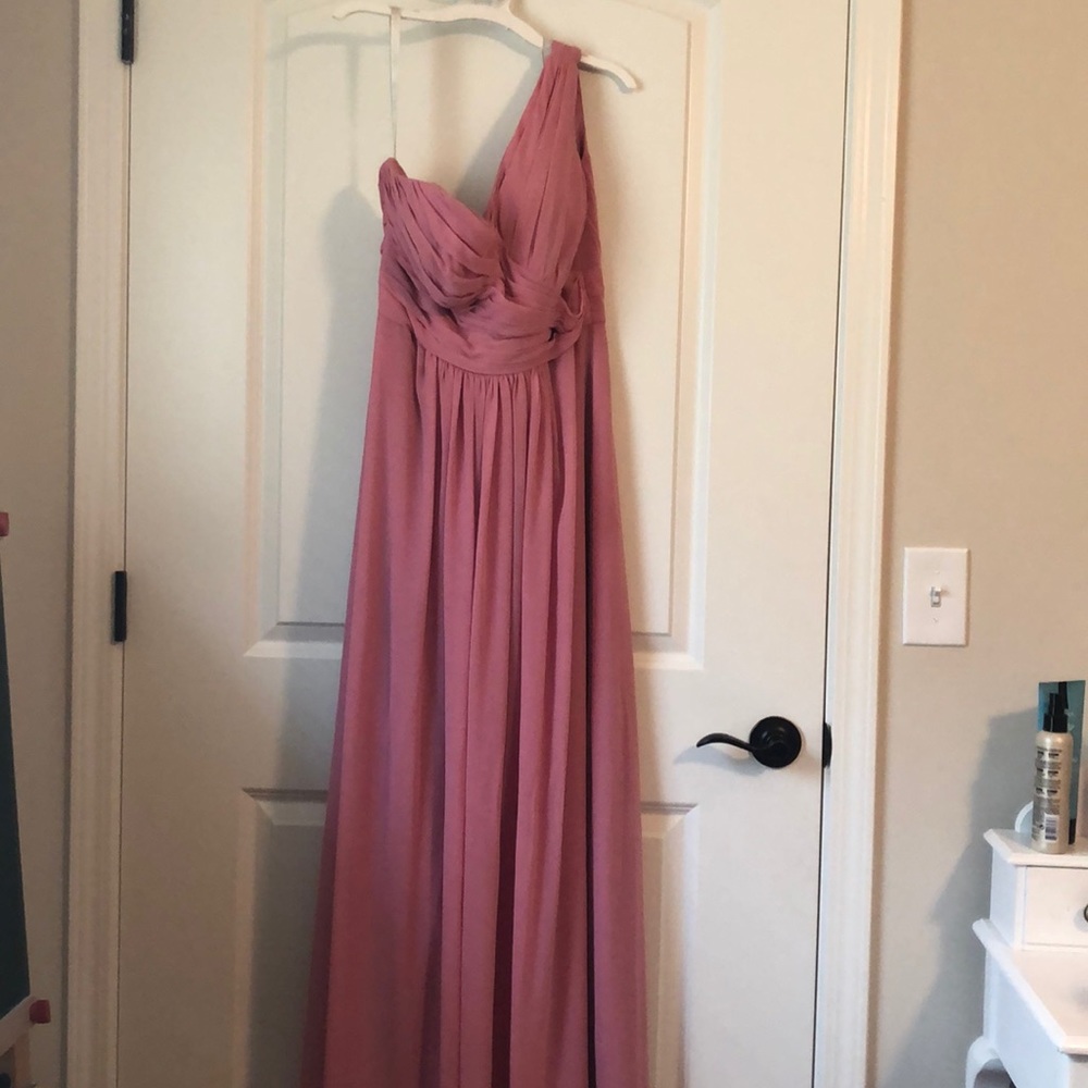 Pink bridesmaid dress